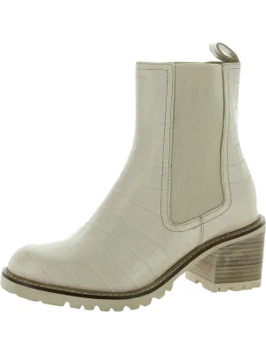 Womens Leather Ankle Ankle Boots