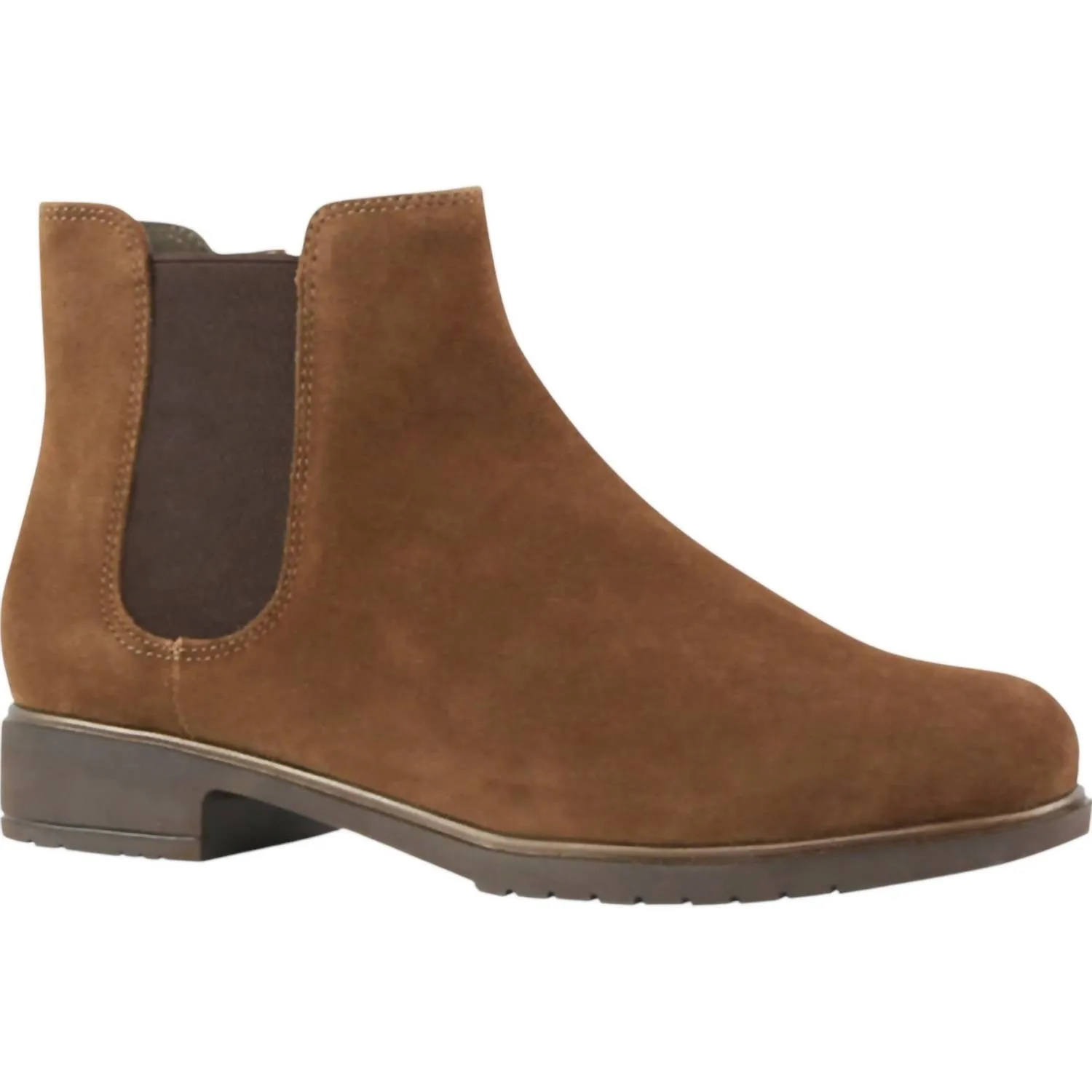 Women's Leighton Boots In Brown Cow Suede