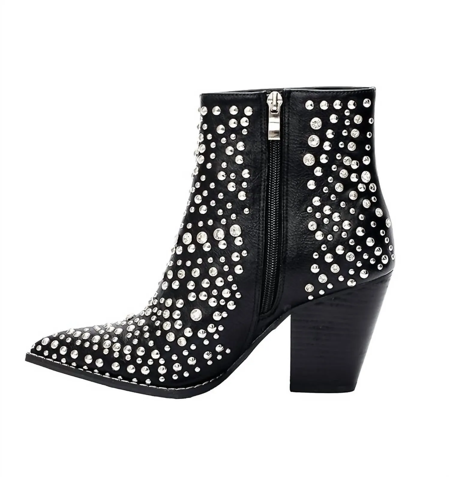 Women's Line Dance Bootie In Black