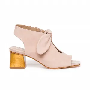 Women's Lizzie Bootie - Medium In Blush Kid Suede