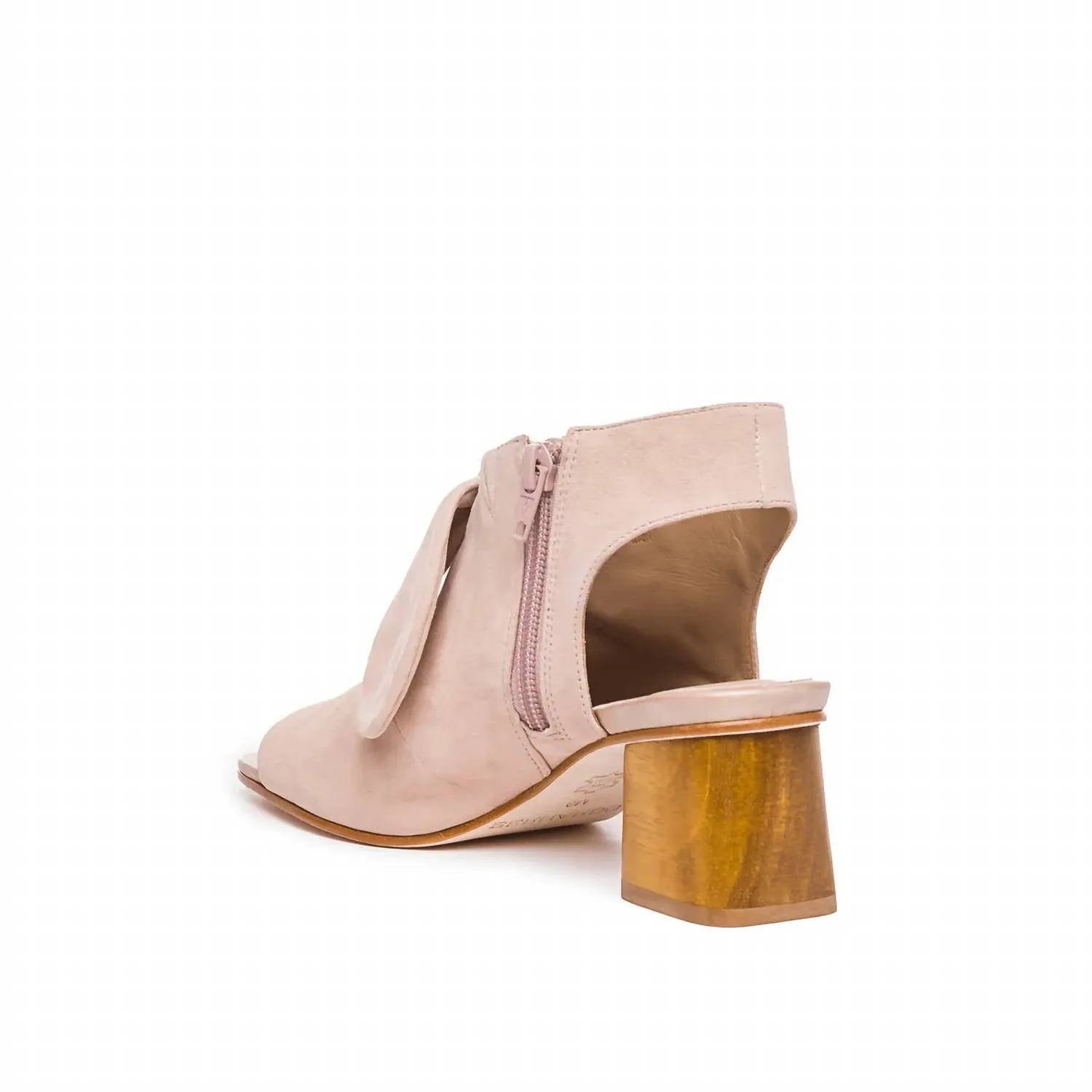 Women's Lizzie Bootie - Medium In Blush Kid Suede
