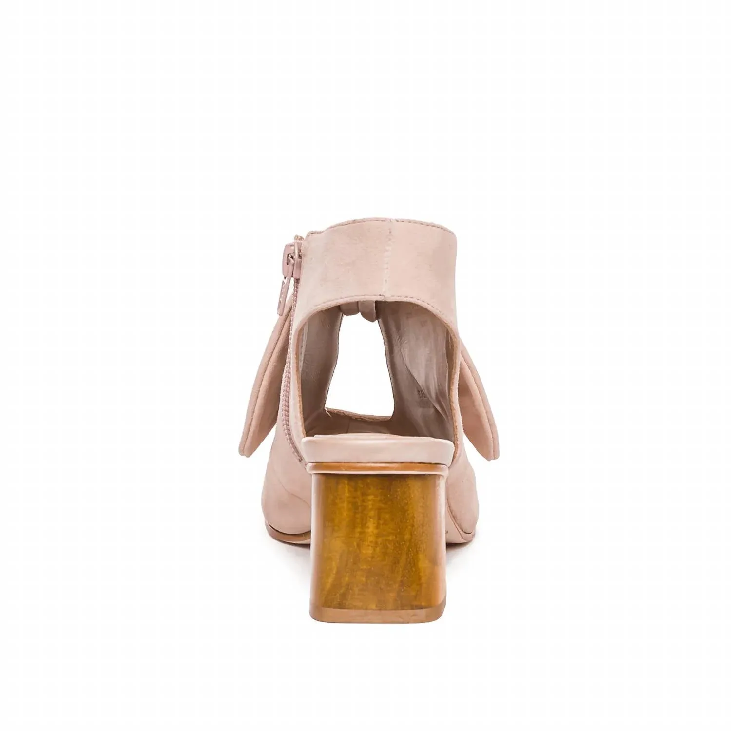 Women's Lizzie Bootie - Medium In Blush Kid Suede