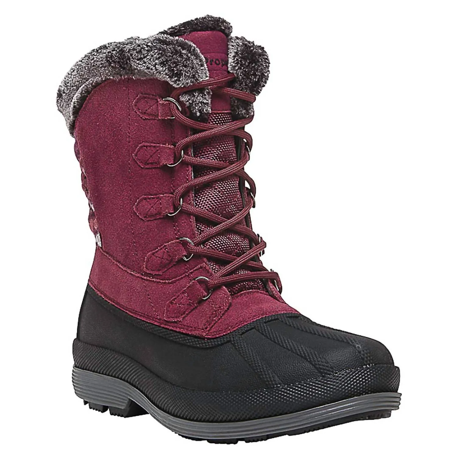 Women's Lumi Tall Lace Booties In Berry