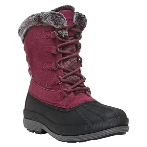 Women's Lumi Tall Lace Booties In Berry
