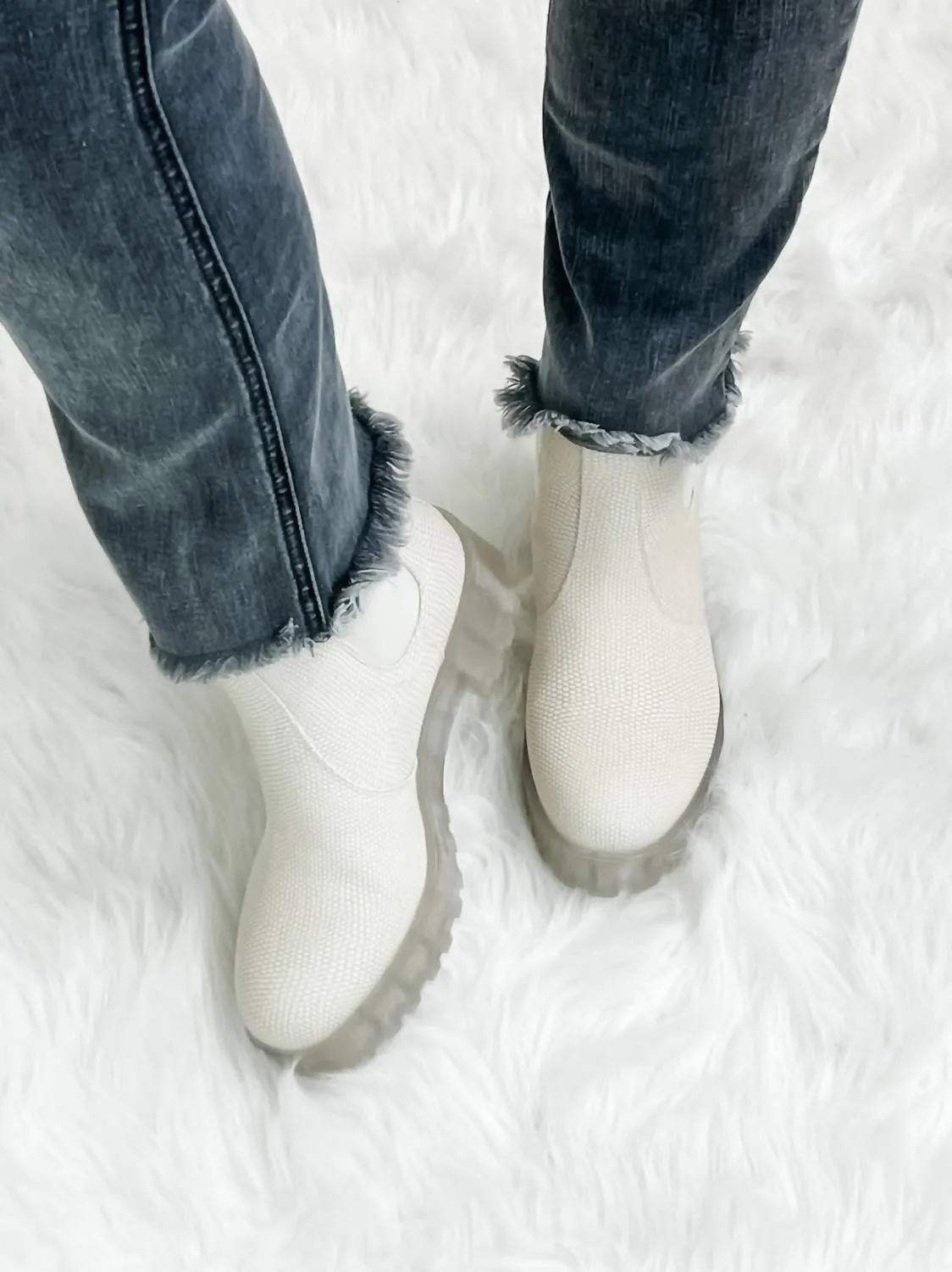Women's Margo Lizard Bootie In Natural