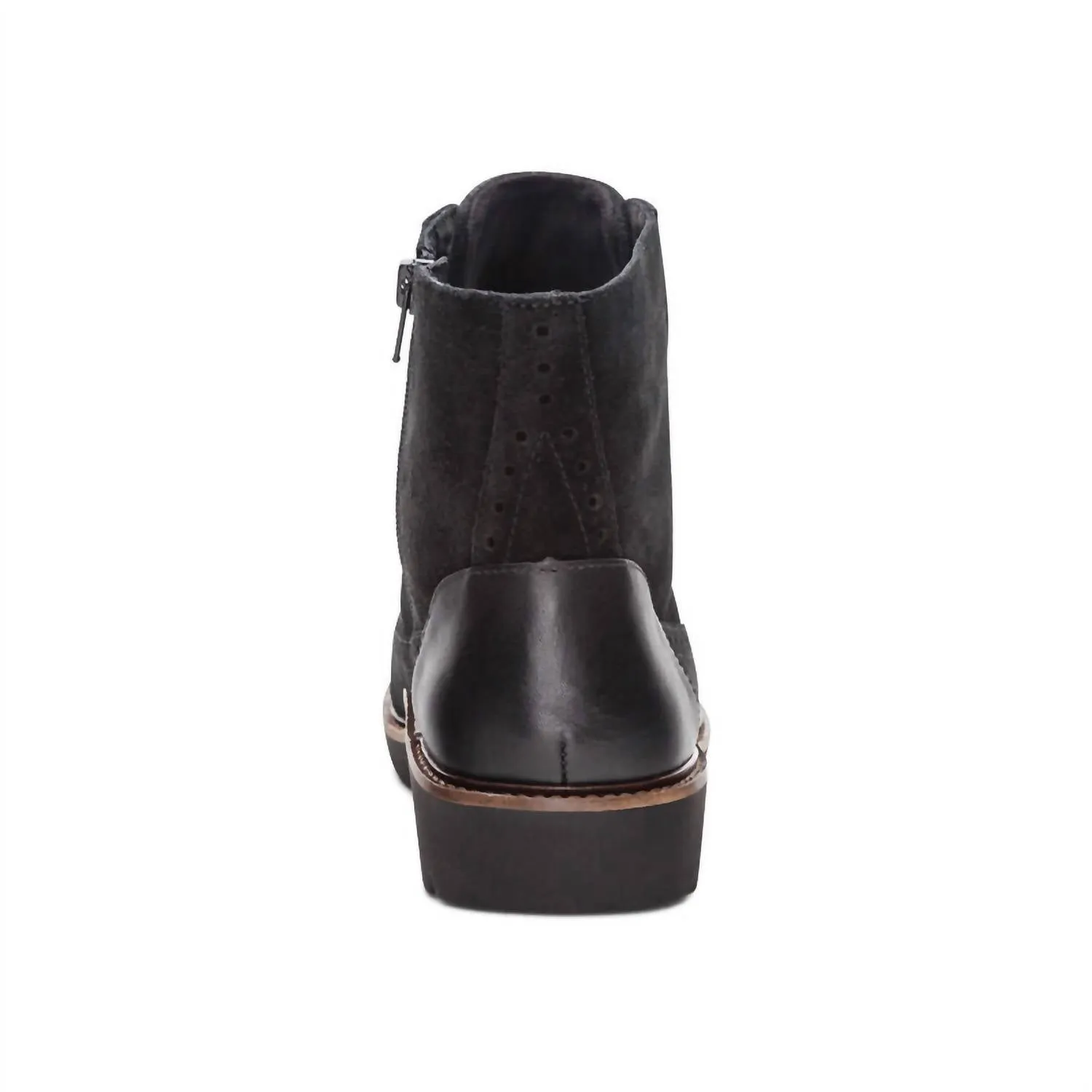 Women's Margot Brogue Lace-Up Boots In Black
