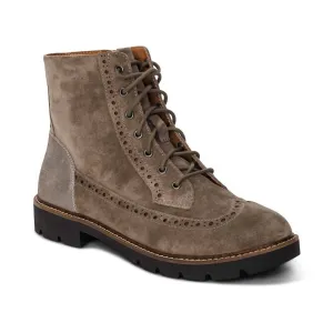 Women's Margot Brogue Lace-Up Boots In Taupe