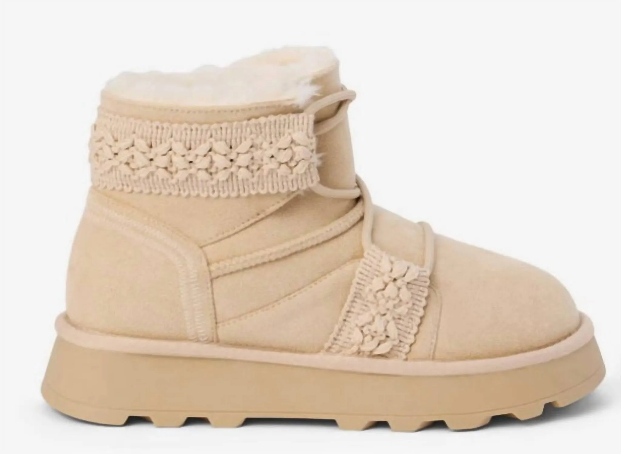 Women's Matterhorn Platform Bootie In Natural
