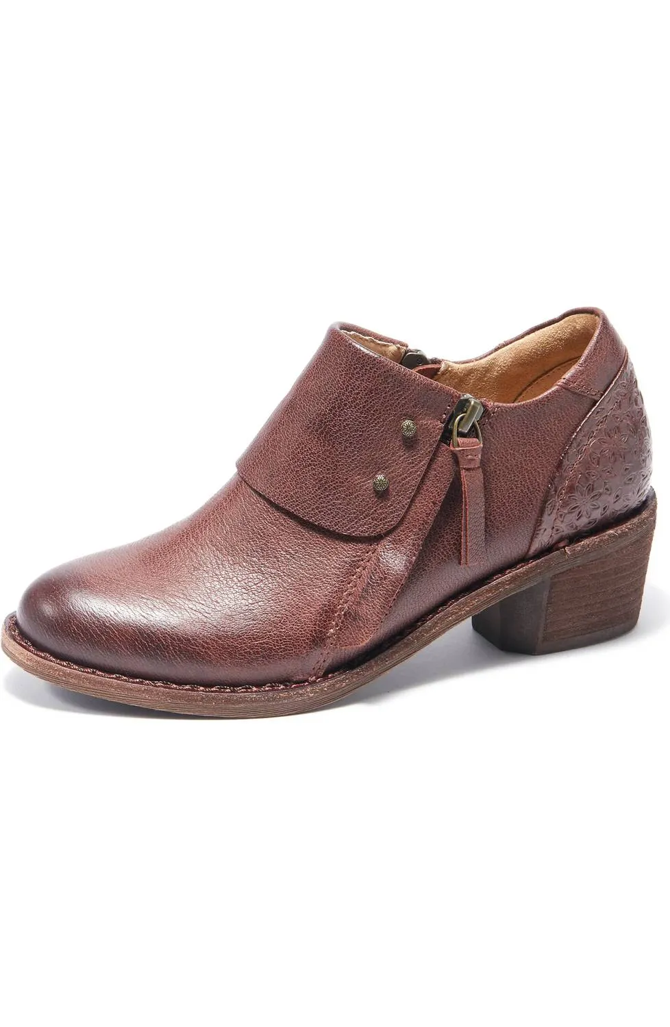 Women's Michelle Bootie In Dark Cherry
