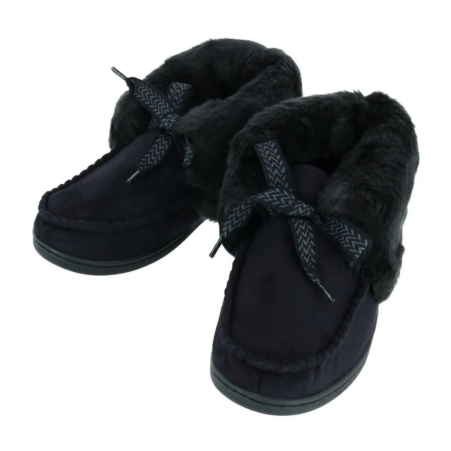 Women's Microsuede Nelly Moc Bootie In Black