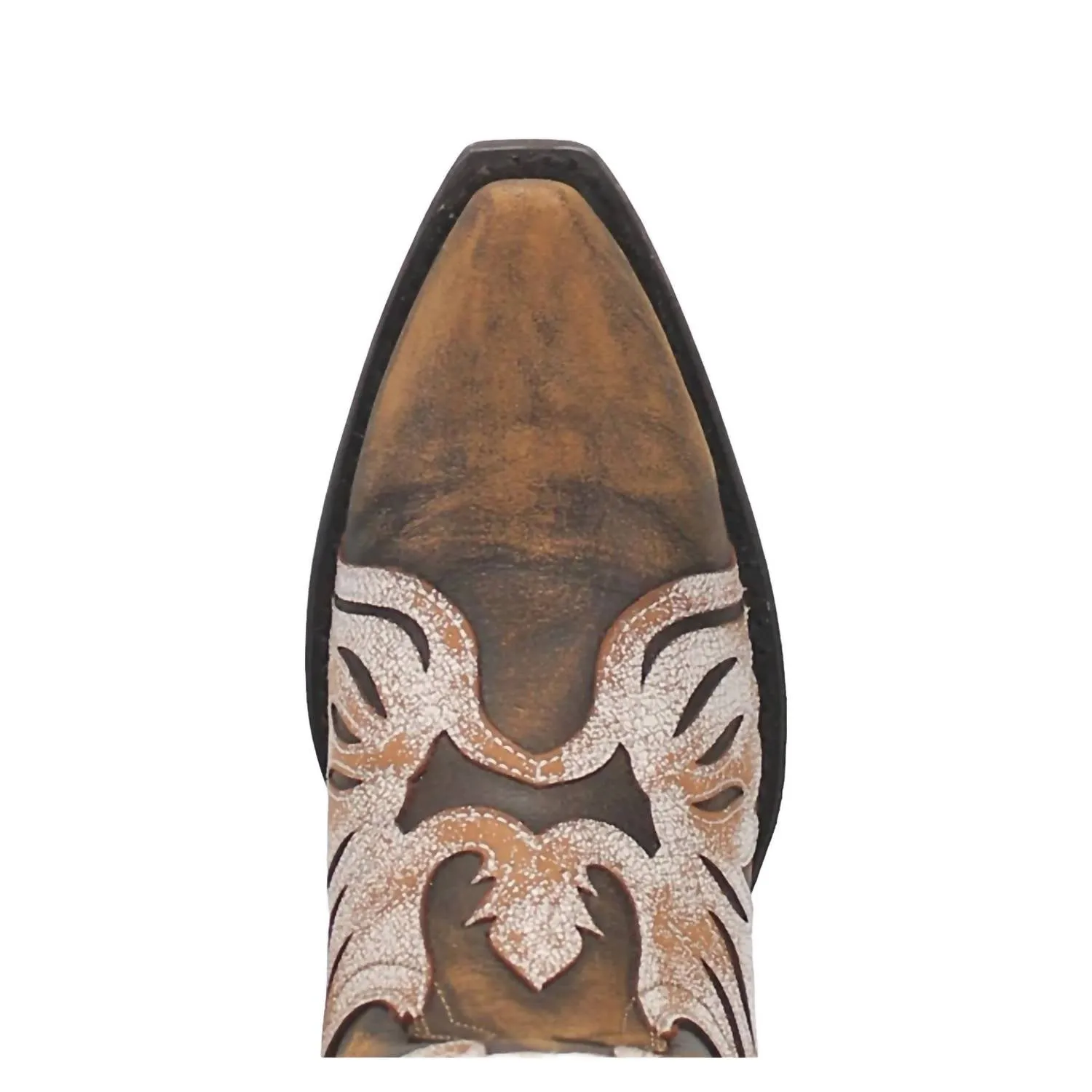 Women's Ndulgence Snip Toe Western Boot In Vintage Brown