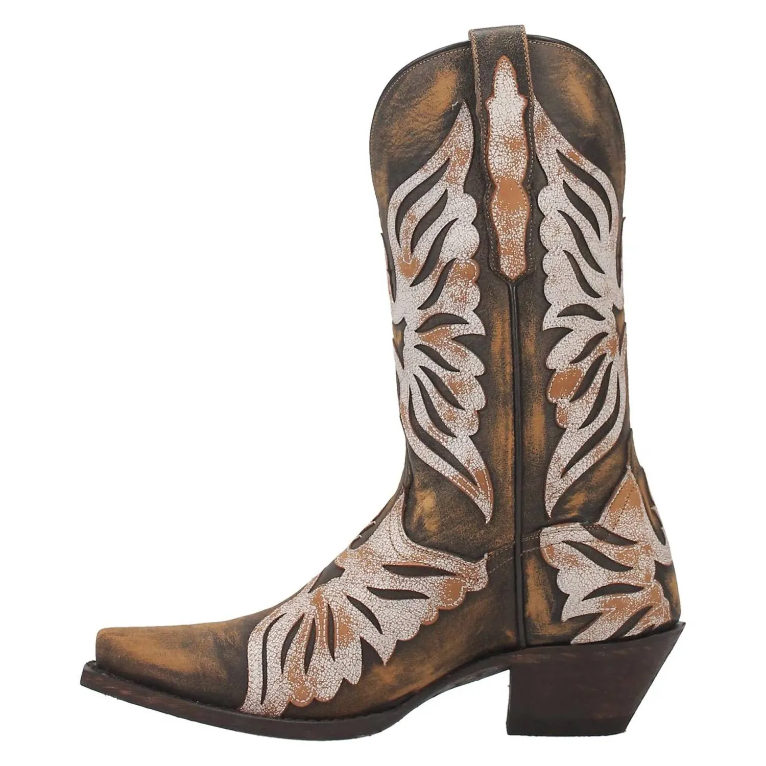 Women's Ndulgence Snip Toe Western Boot In Vintage Brown
