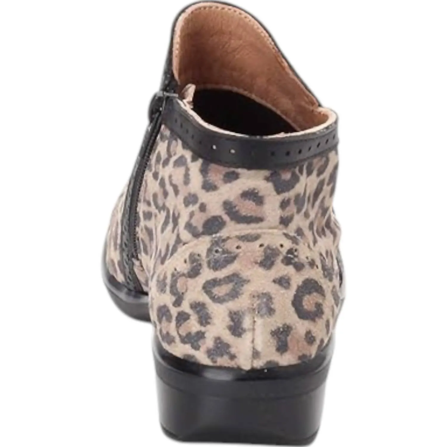 Women's Nefasi Booties - Medium In Cheetah/jet Black