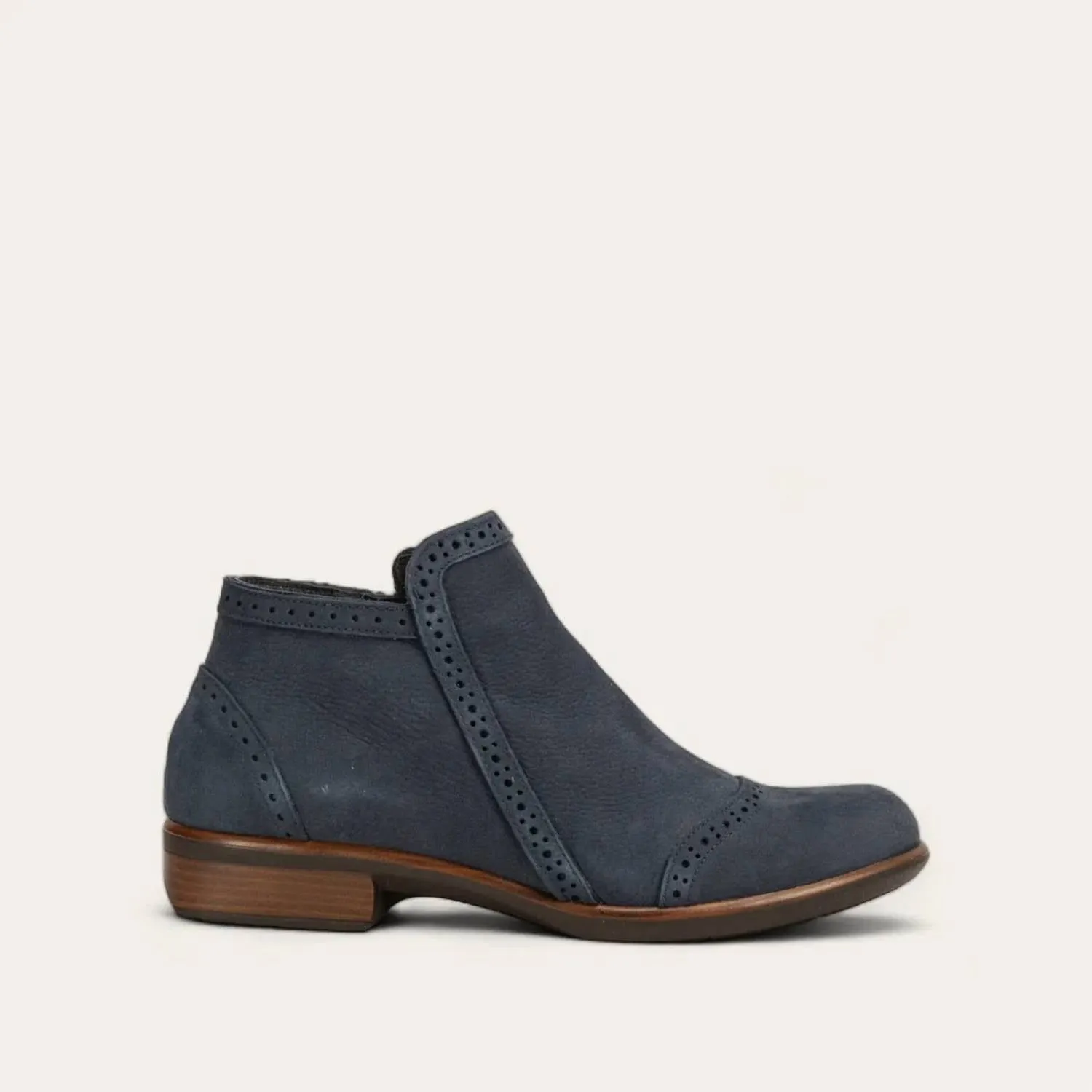 Women's Nefasi Booties - Medium In Navy Velvet