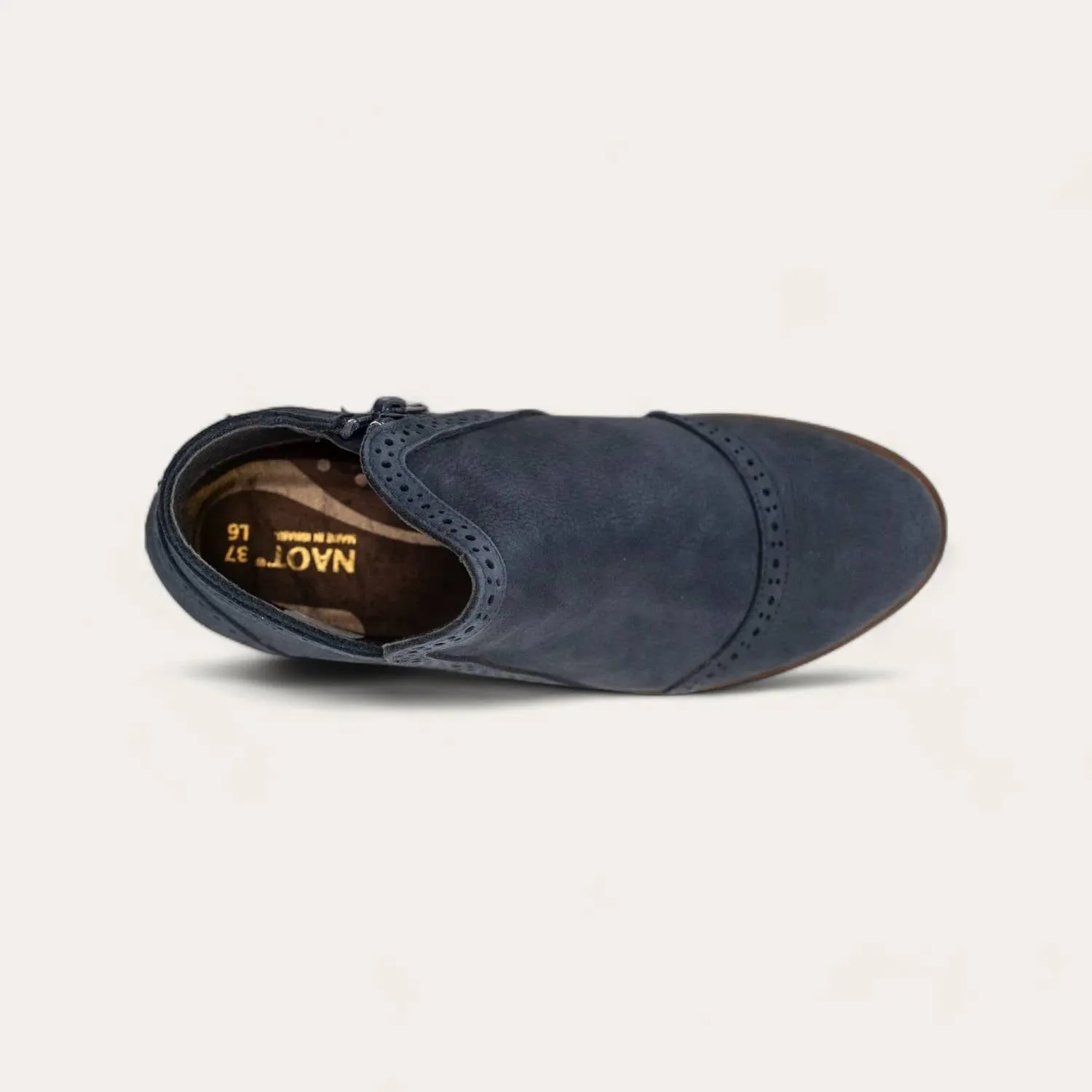 Women's Nefasi Booties - Medium In Navy Velvet