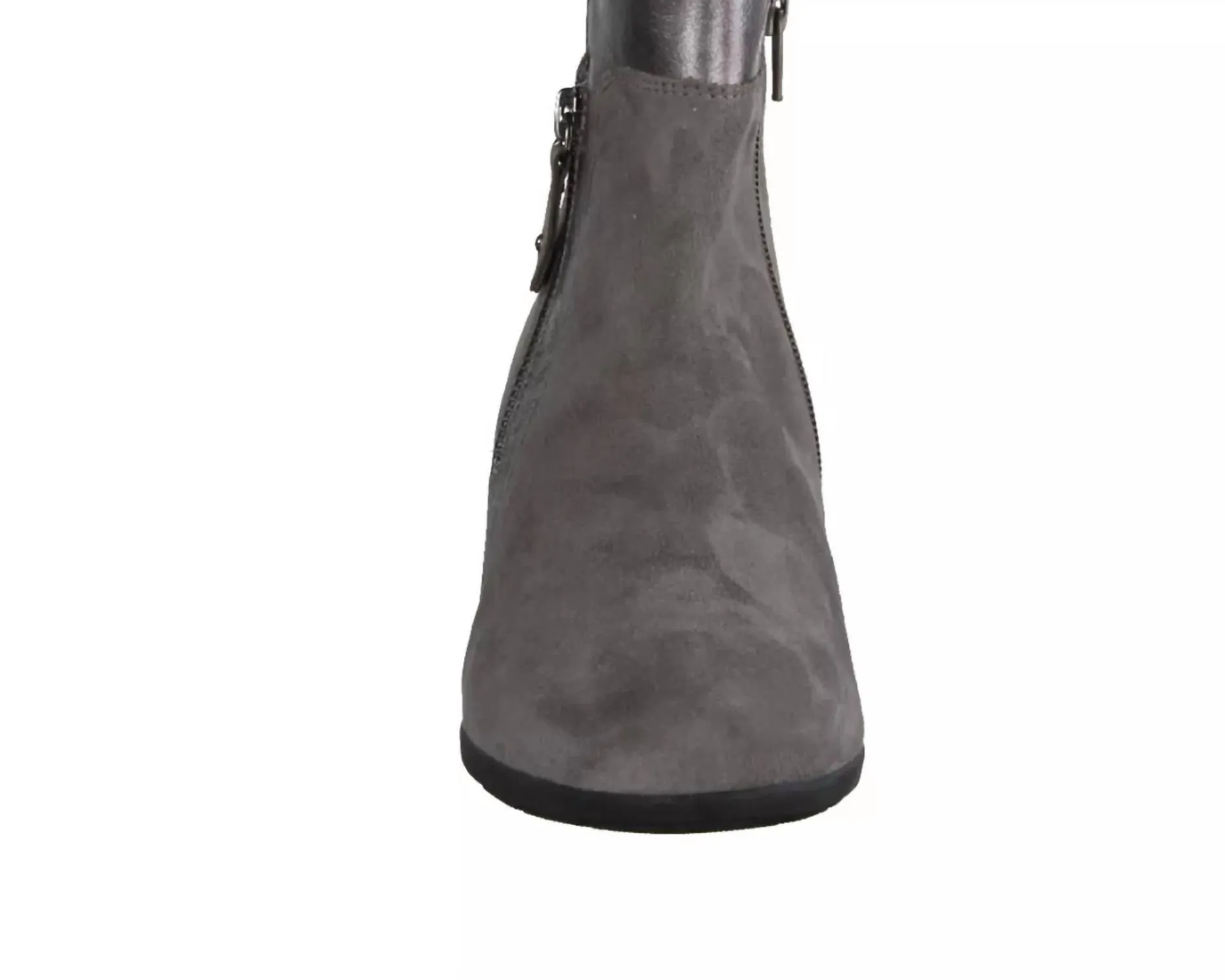 Women's Nicole Suede Bootie In Gray