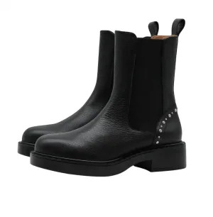 Women's Nina Chelsea Boot With Studs In Black