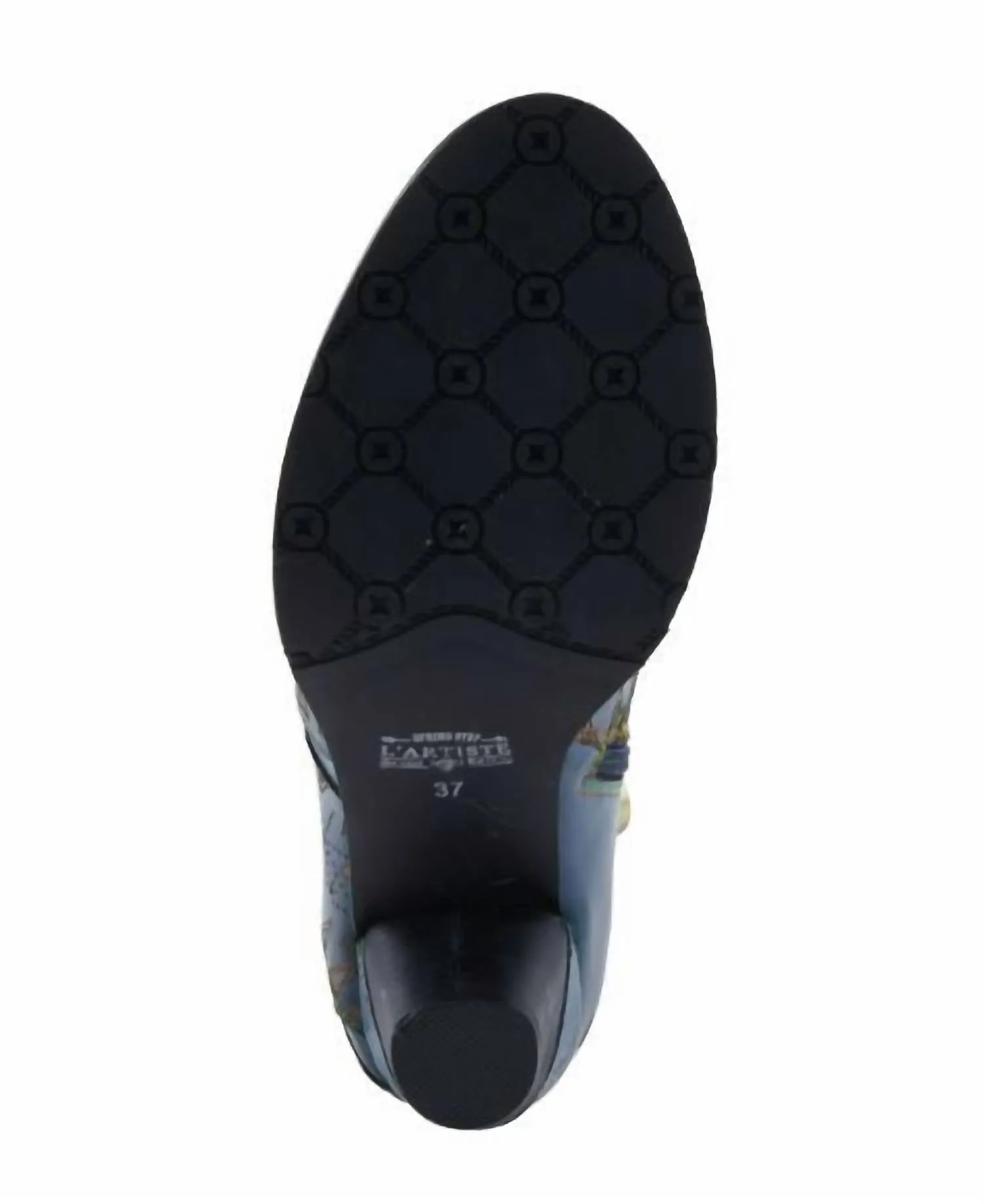 Women's Niobe Leather Bootie In Navy-Multi