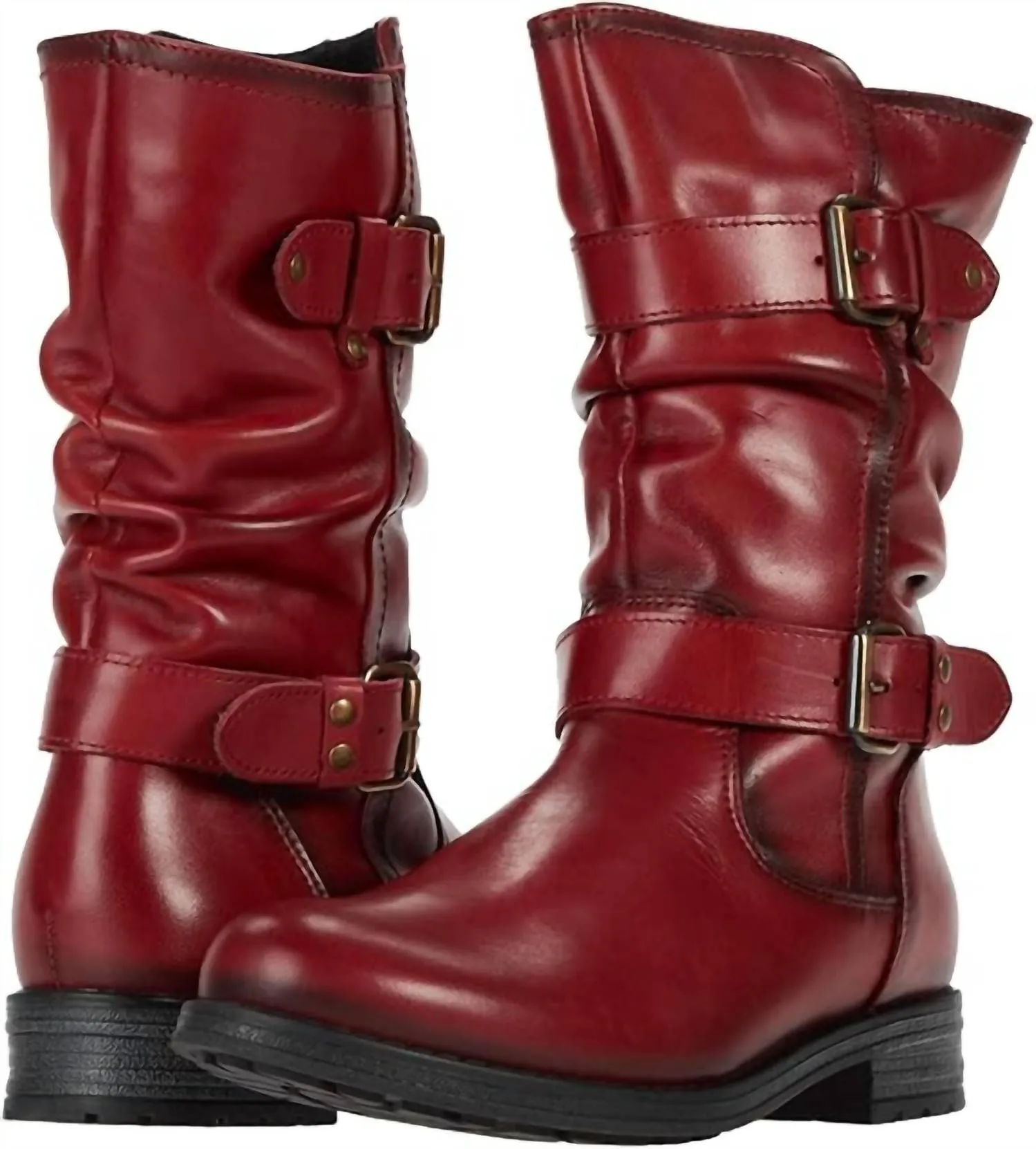 Women's Noelle Boots In Red