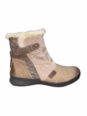Women's Noreen Booties In Taupe Khaki
