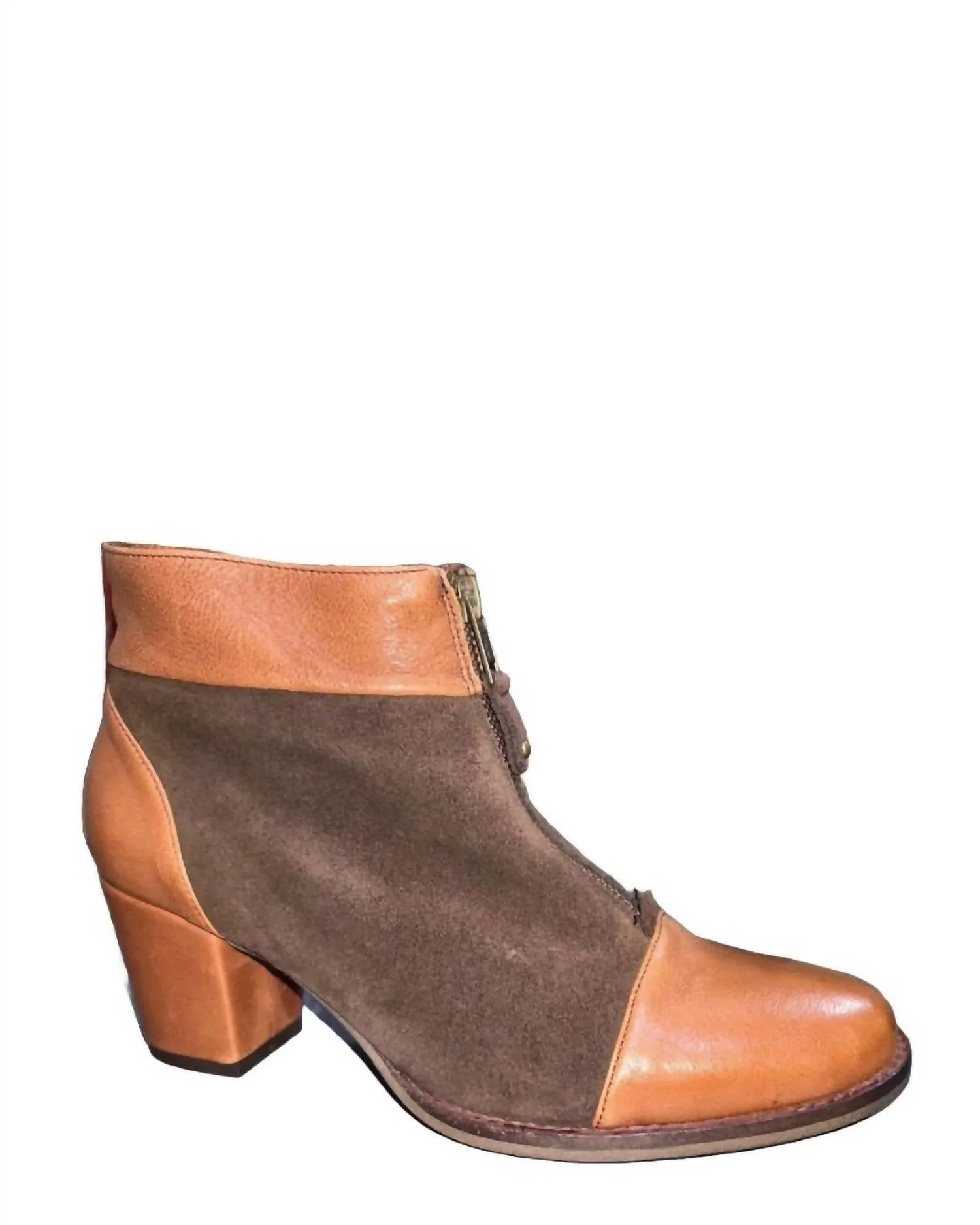 Women's Palma Ankle Boots In Brown Combo