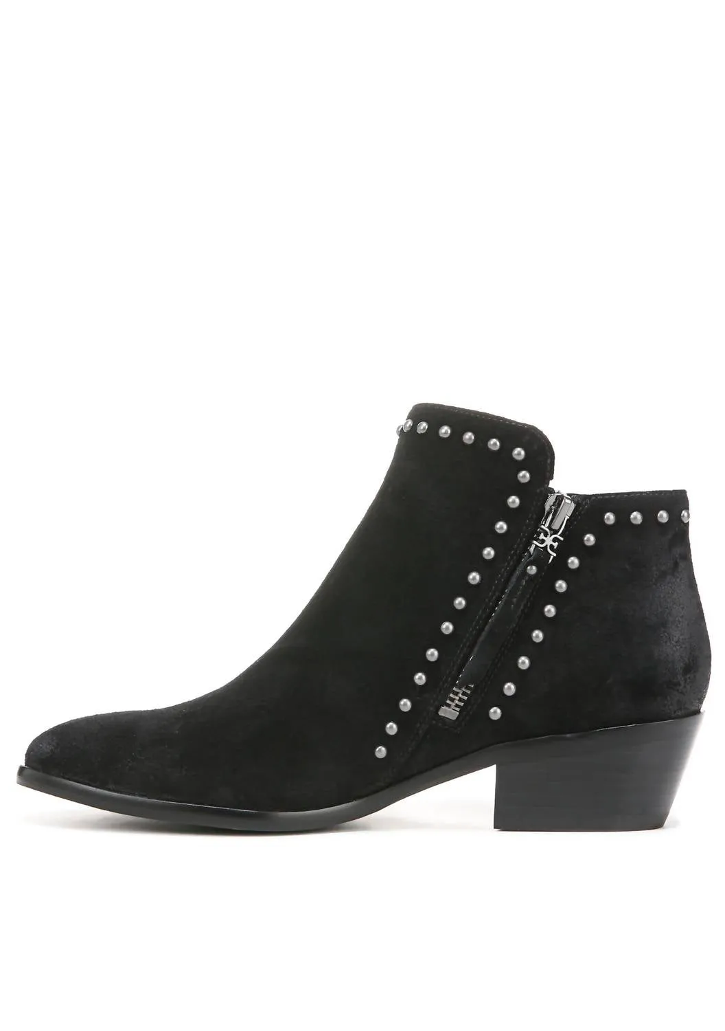 Women's Paola Ankle Bootie In Black Suede