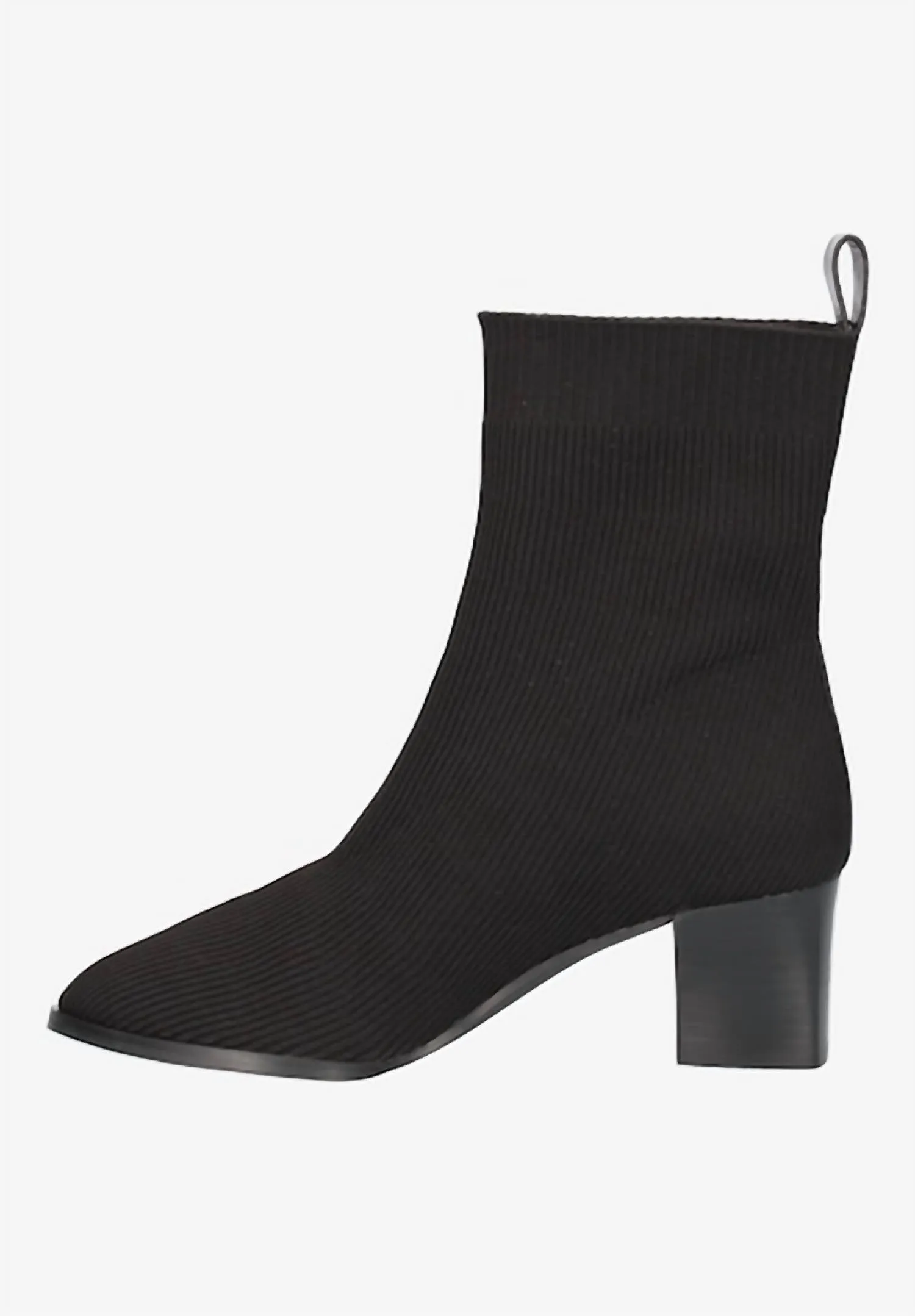 Women's Picarus Stretch Knit Ankle Boot In Black