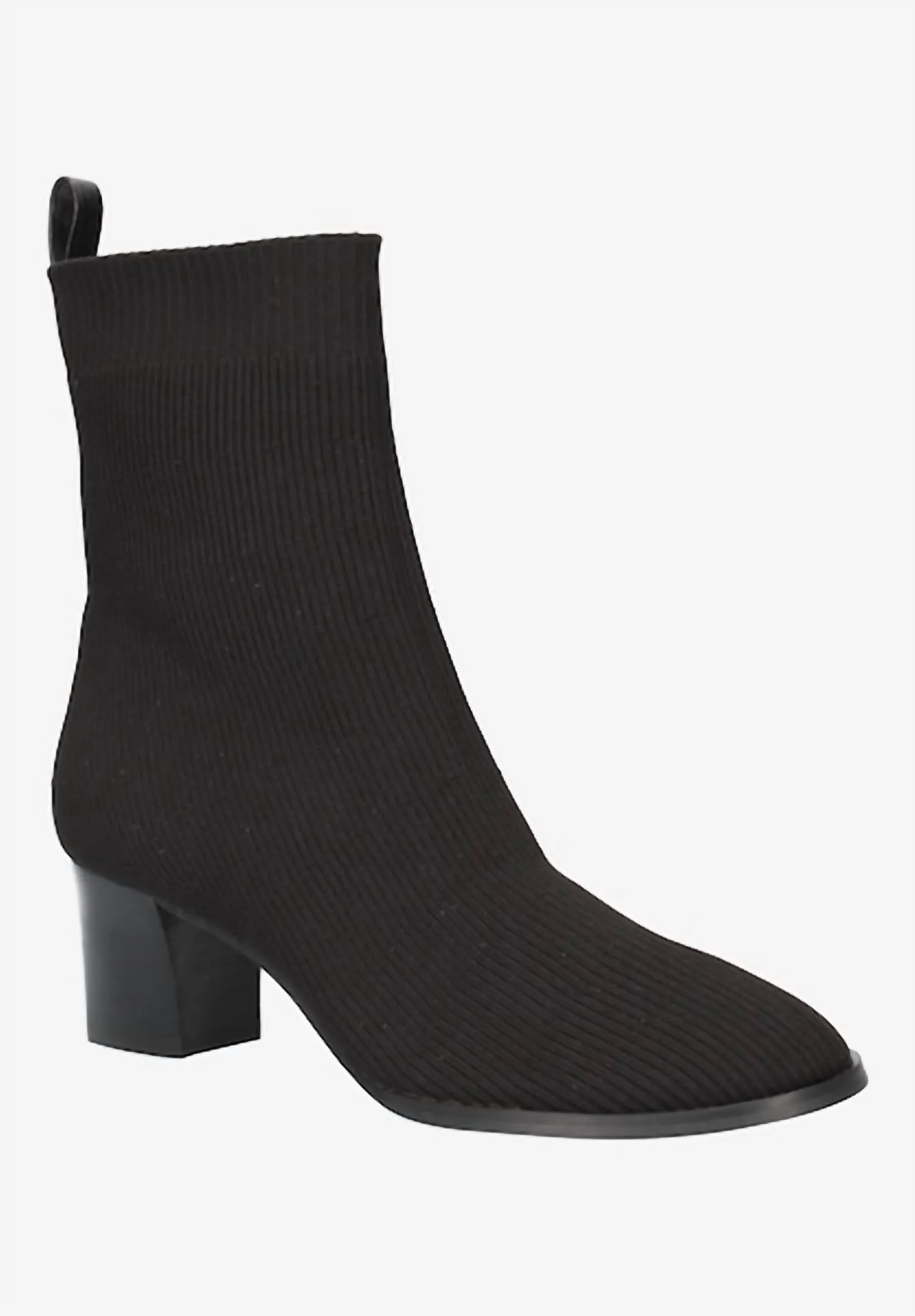 Women's Picarus Stretch Knit Ankle Boot In Black