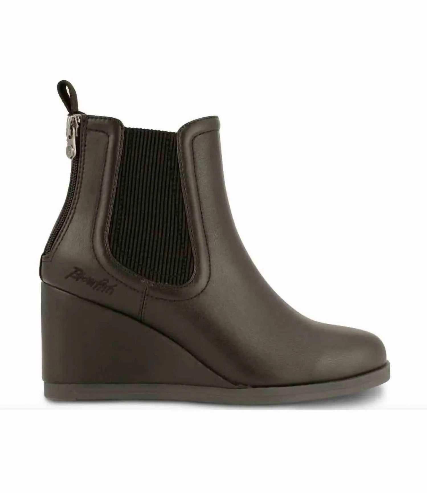 Women's Praline Wedge Boot In Black