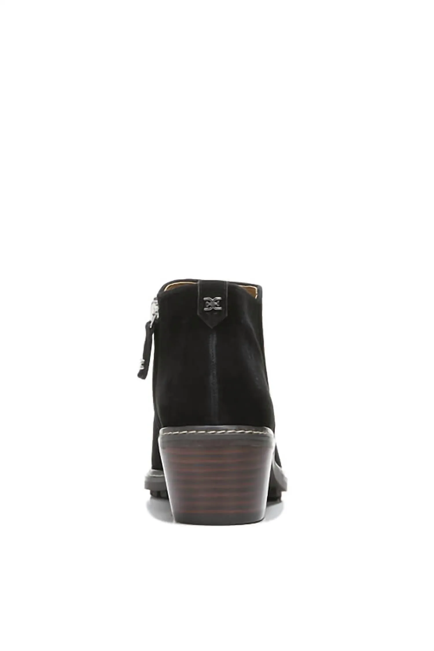 Women's Pryce Ankle Bootie In Black Suede