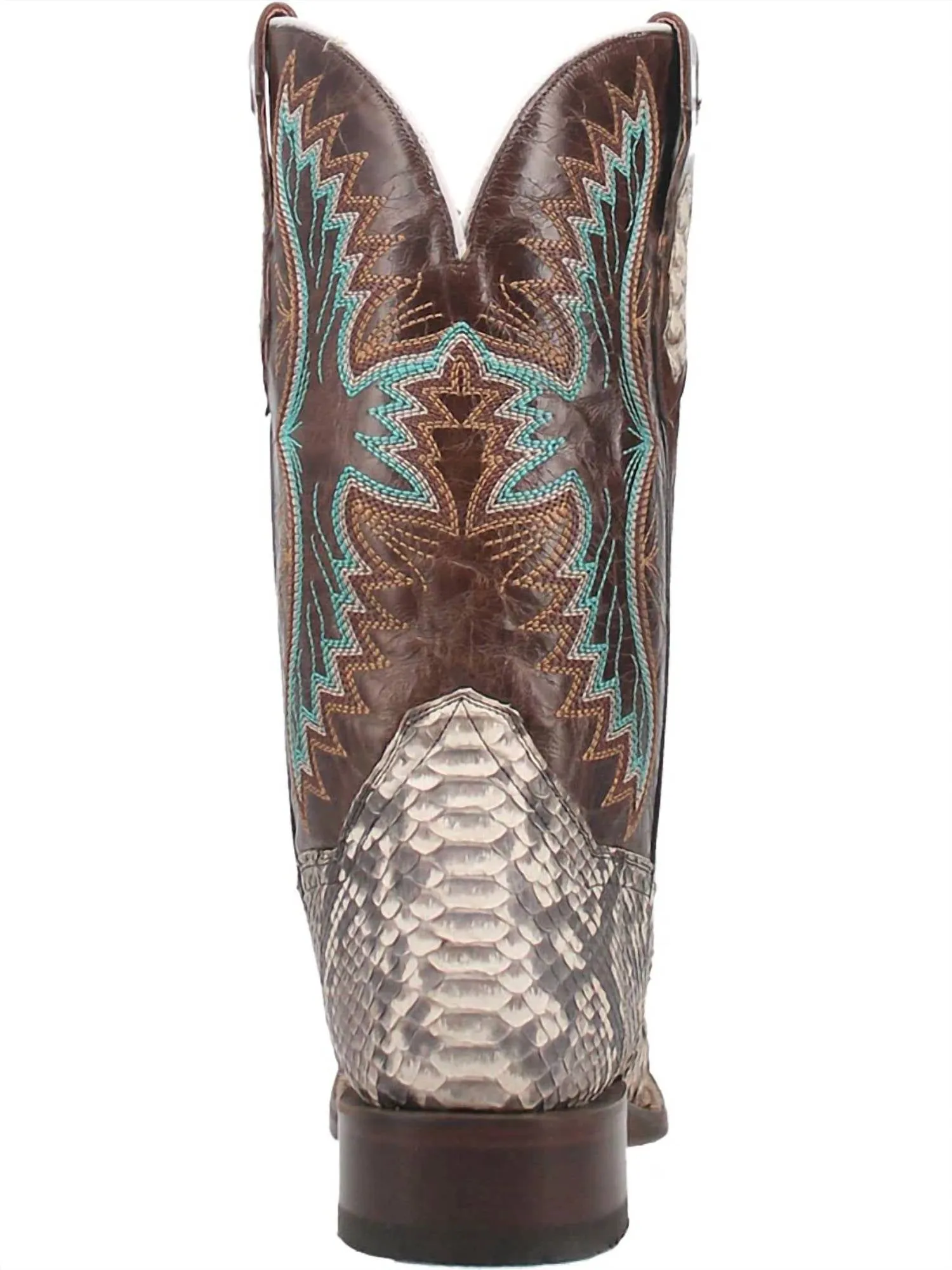 Women's Python Exotic Stockman Boot In Natural/brown