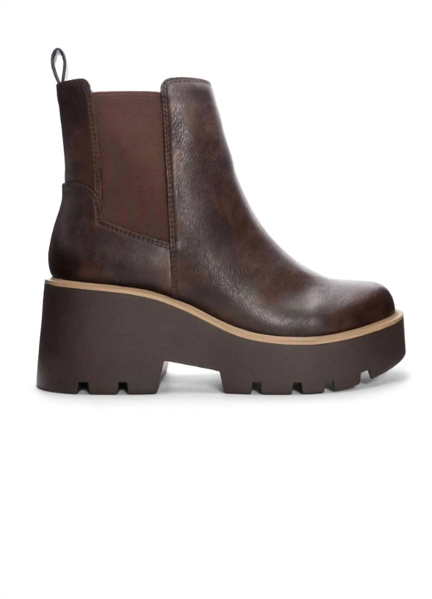 Women's Rabbit Nubuck Booties In Brown