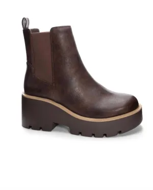 Women's Rabbit Nubuck Booties In Brown