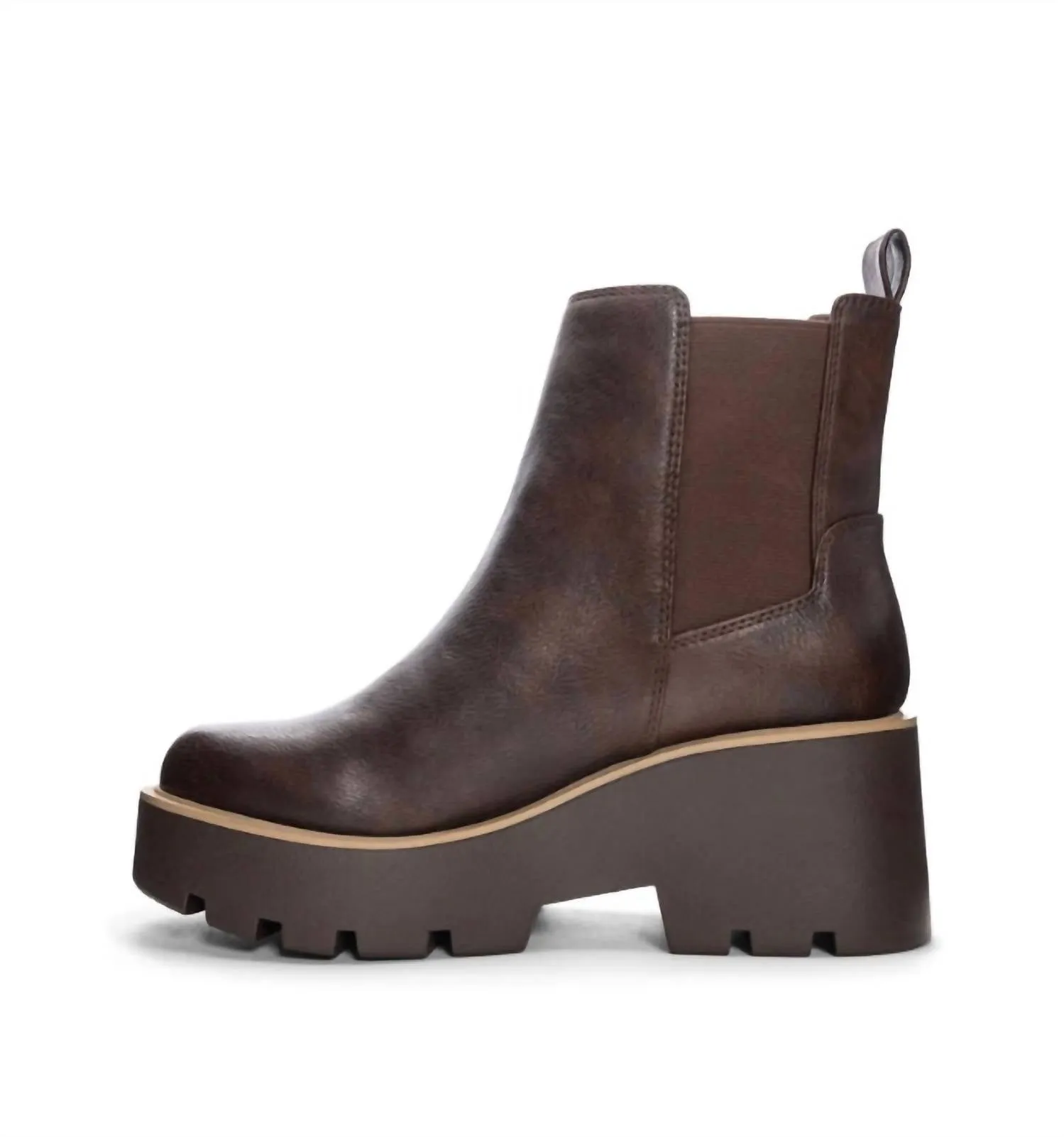Women's Rabbit Nubuck Booties In Brown