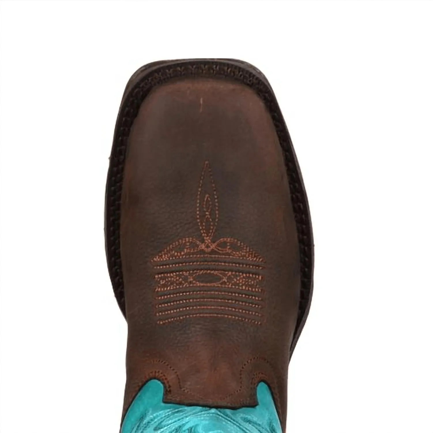 Women's Rebel Bar None Western Boot In Brown/turquoise