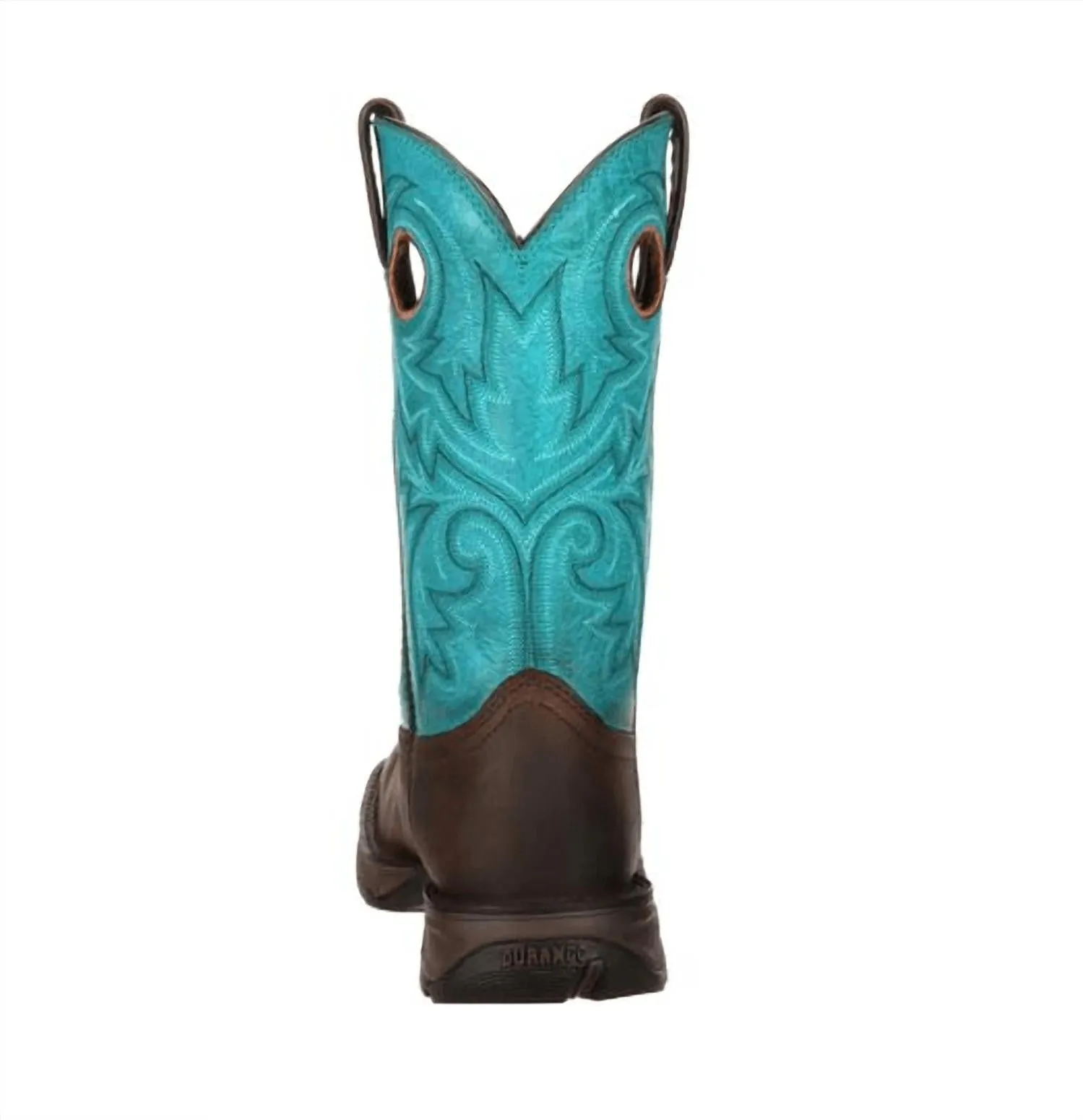 Women's Rebel Bar None Western Boot In Brown/turquoise