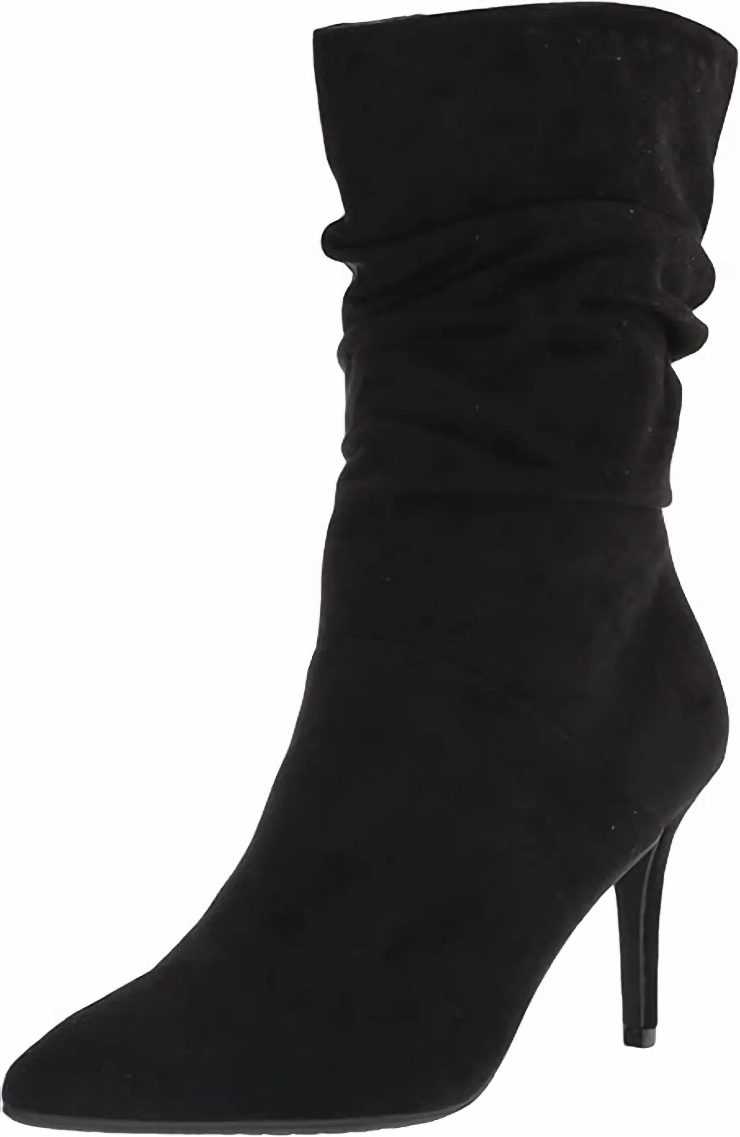 Women's Refine Fashion Boot In Suede Black