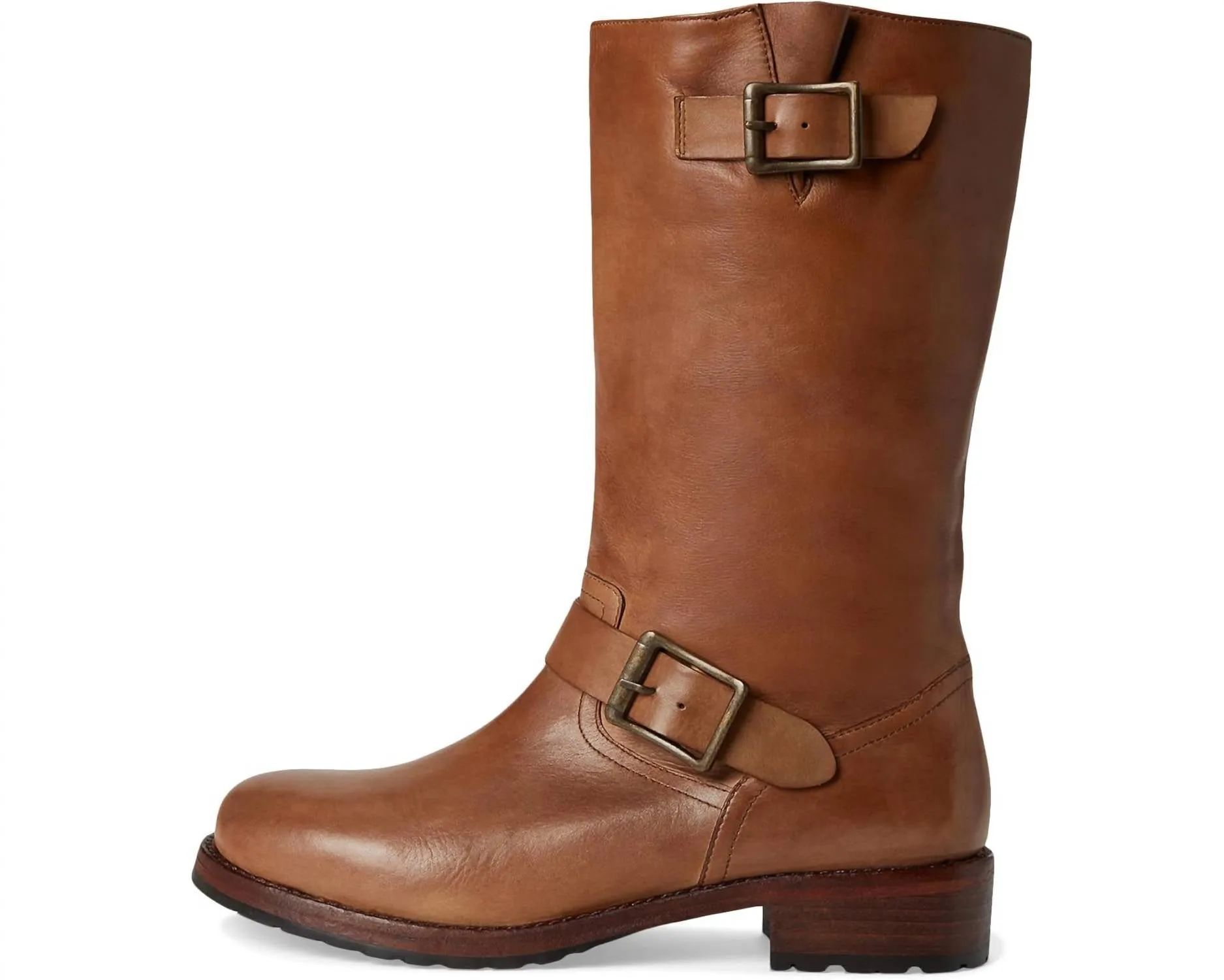 Women's Ride Or Die Engineer Boot In Burnt Caramel