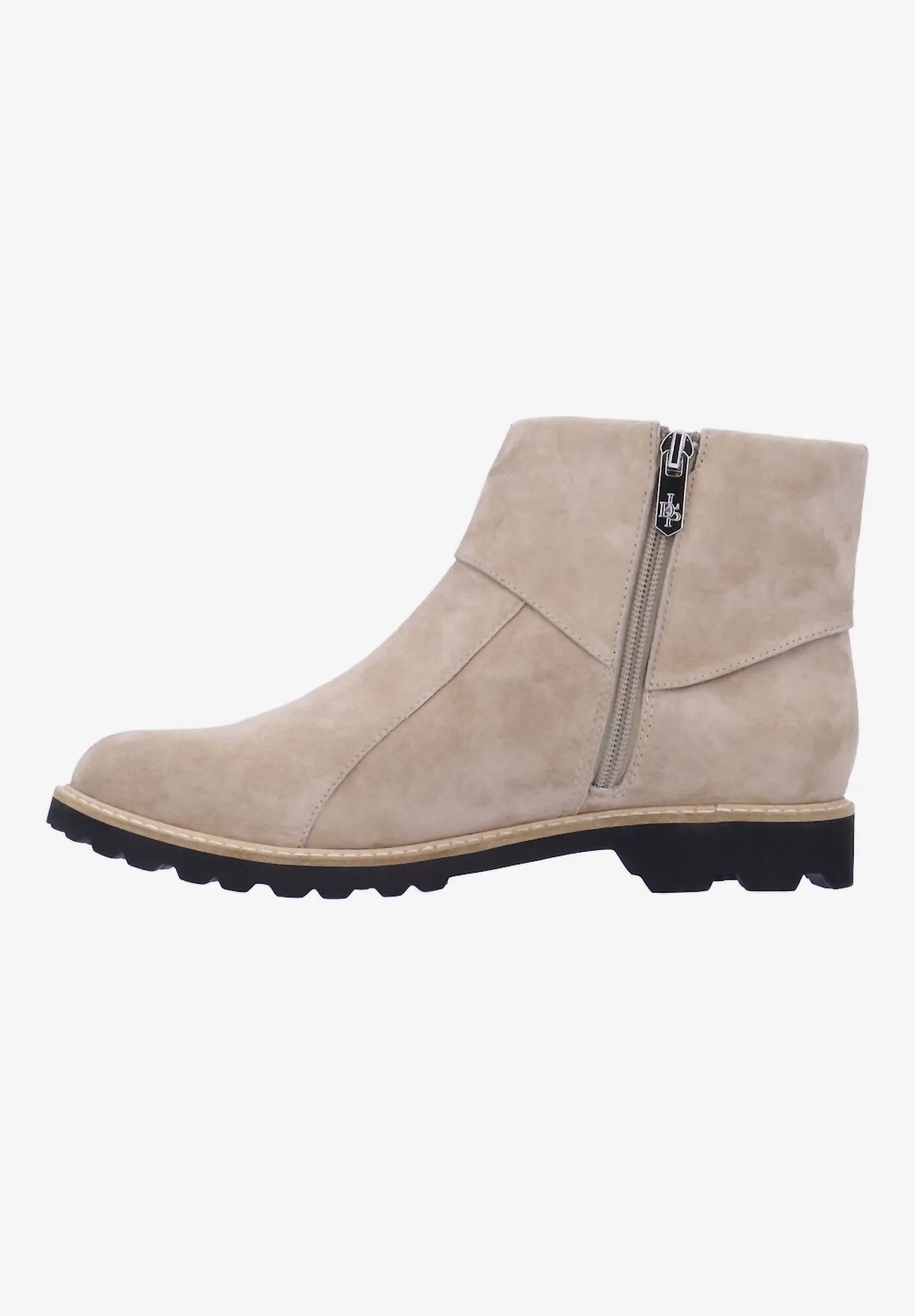 Women's Romila Boots In Taupe Kid Suede