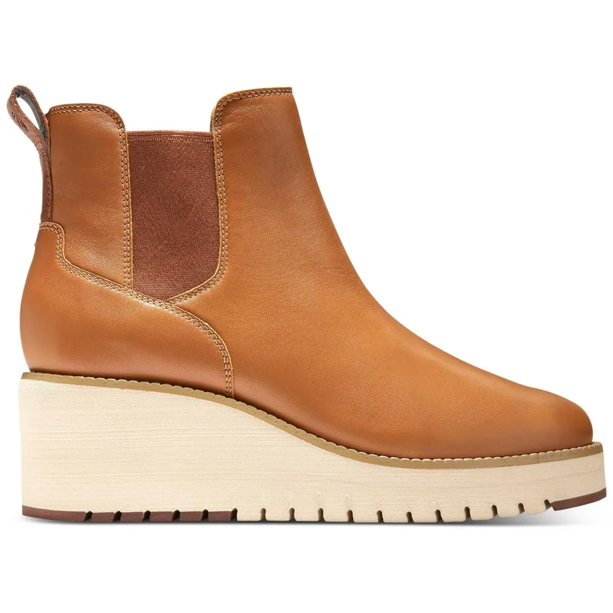 Womens ROUND TOE ANKLE Wedge Boots