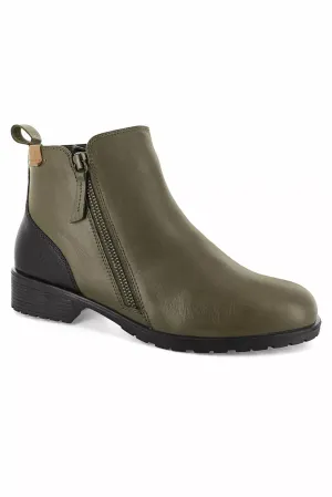 Women's Sandringham Boots - Wide In Olive