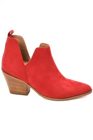 Women's Sassy Bootie In Red