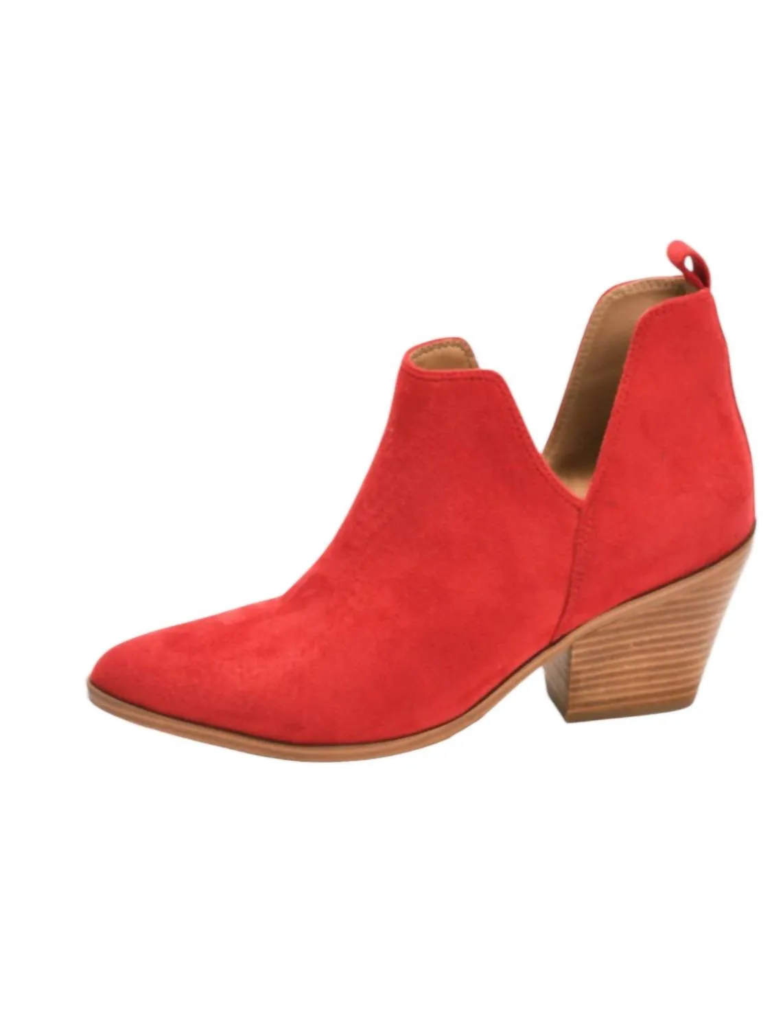 Women's Sassy Bootie In Red