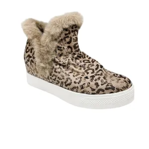 Women's Shantell Boot In Tan Leopard