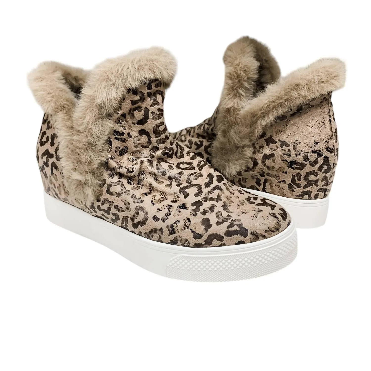 Women's Shantell Boot In Tan Leopard