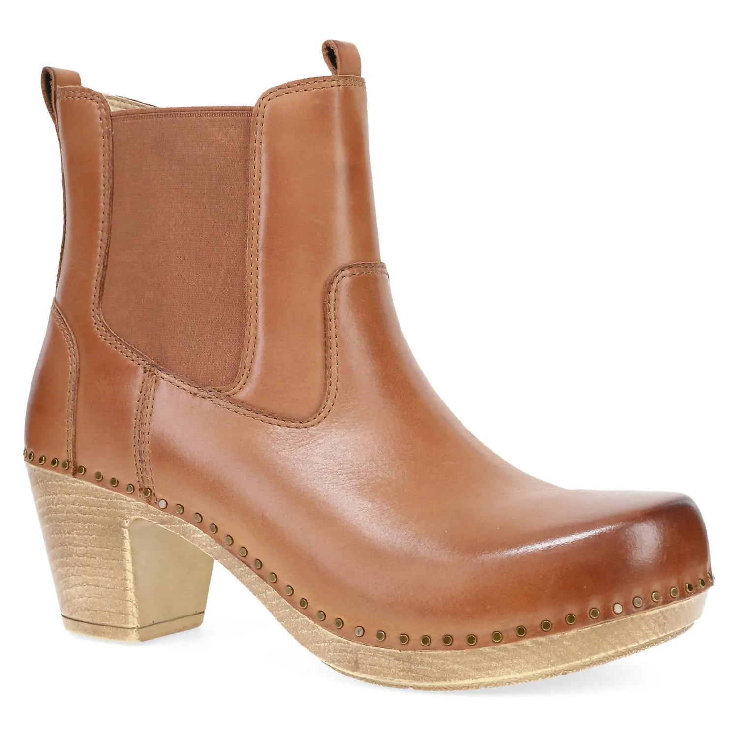 Women's Shayna Calf Boots In Luggage Burnished