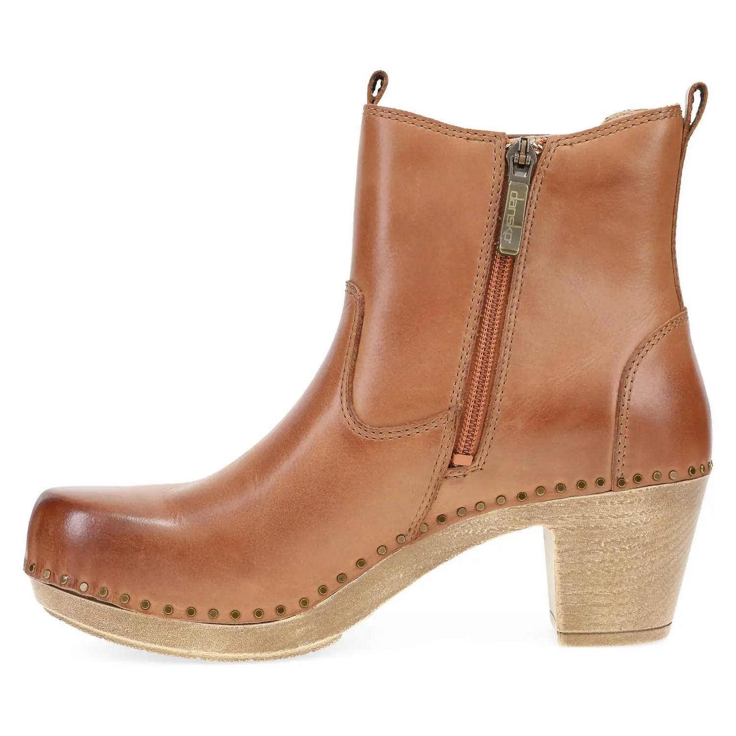 Women's Shayna Calf Boots In Luggage Burnished