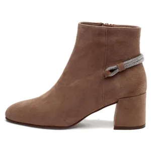 Women's Shermy Bootie In Military Suede