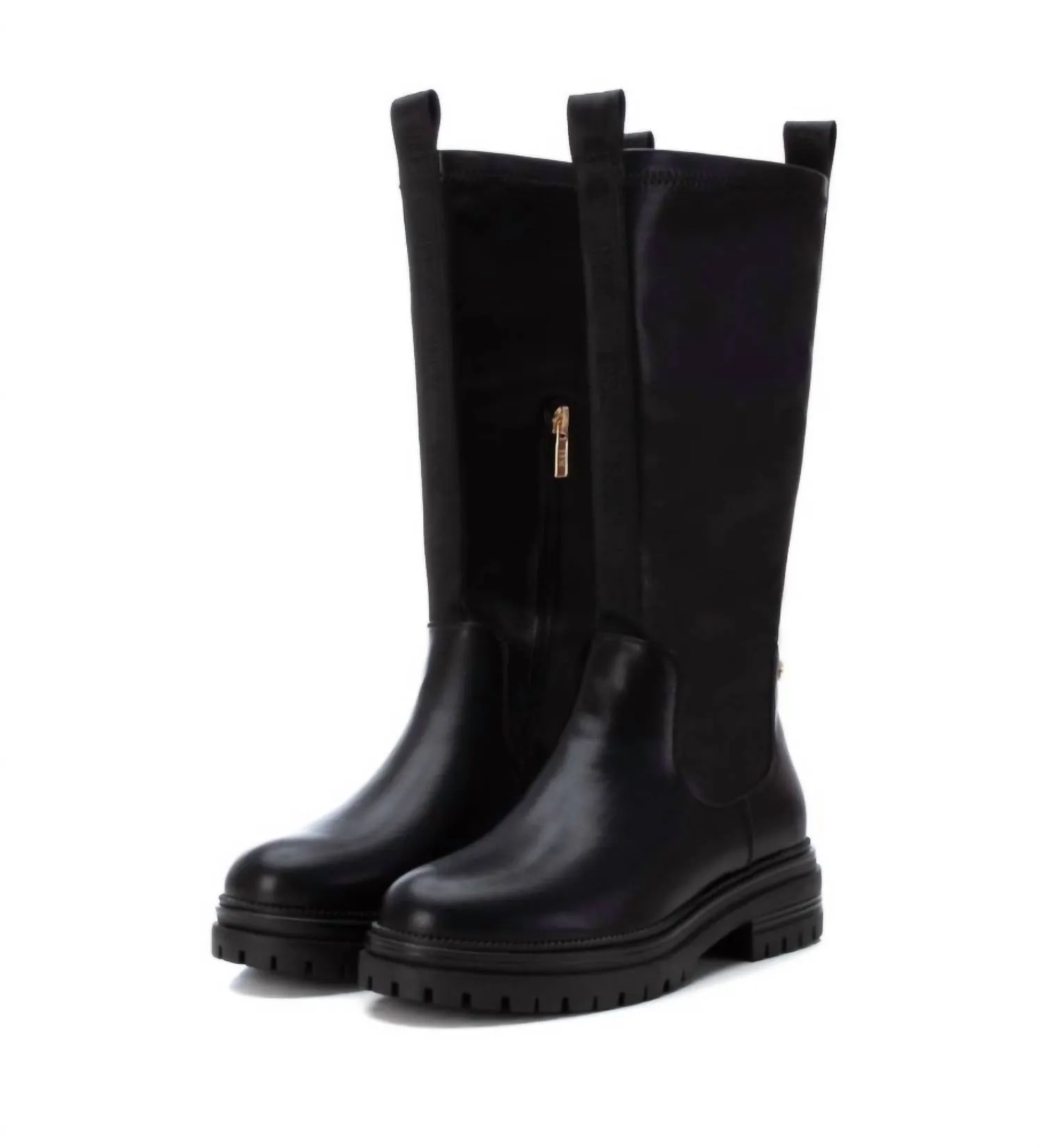 Women's Side Zip Boots In Black
