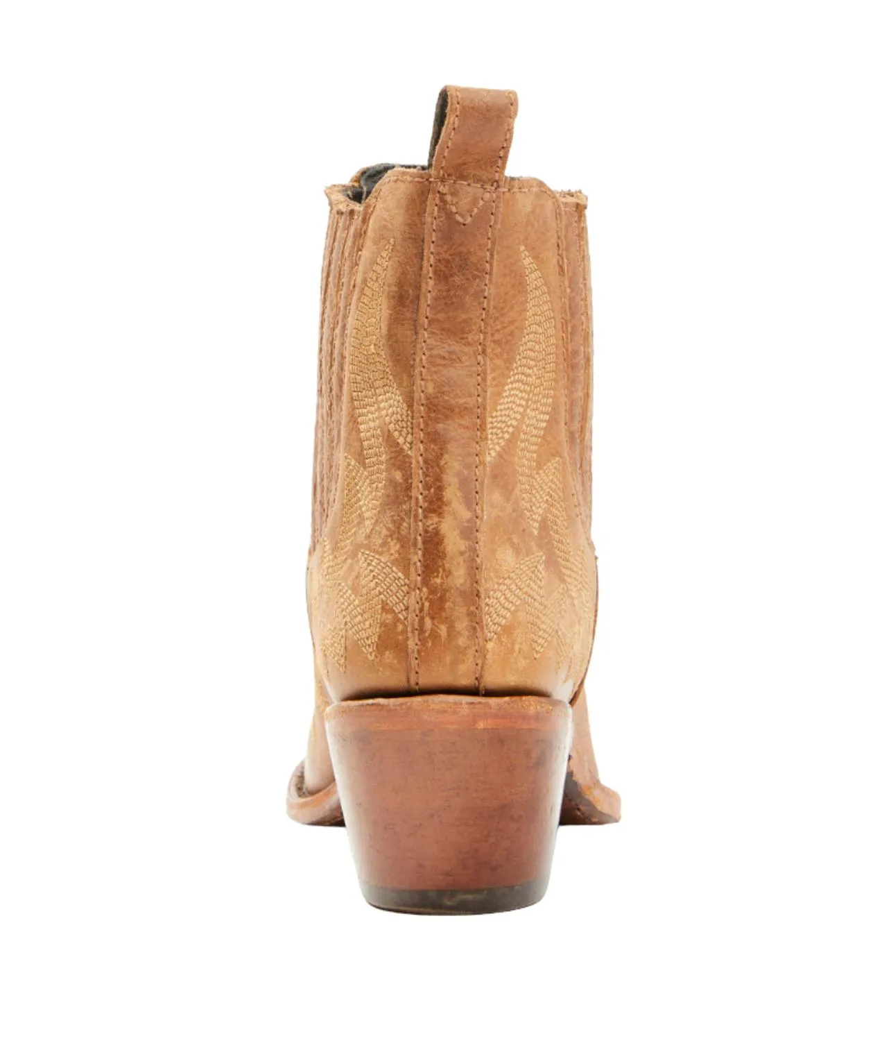 Women's Simone Stitched Ankle Boot In Tan